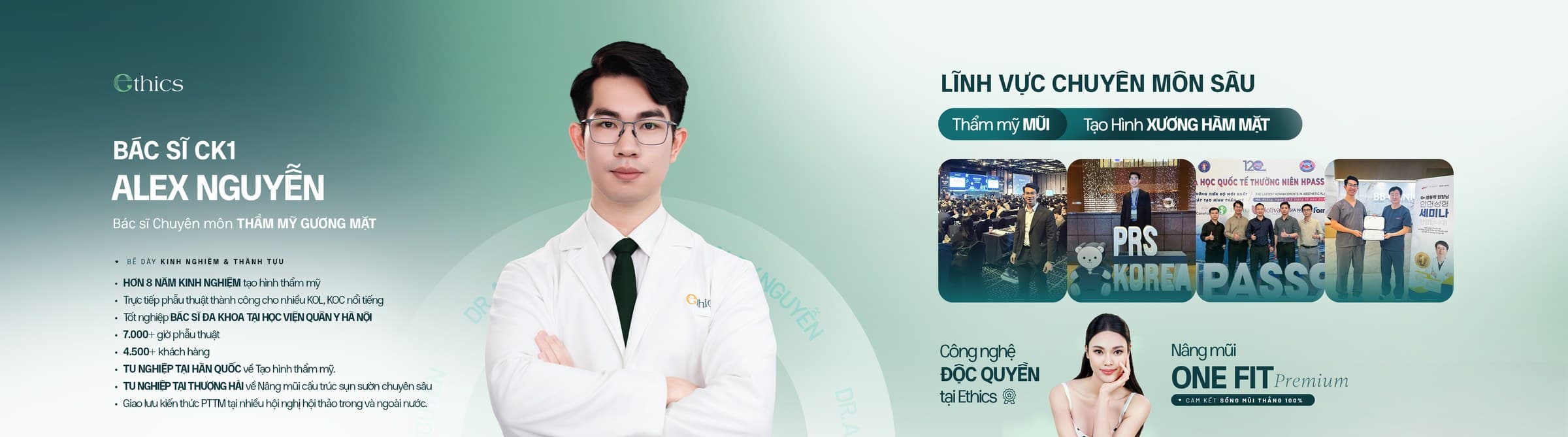 Hồ sơ chuyên môn Bác sĩ Alex Nguyễn