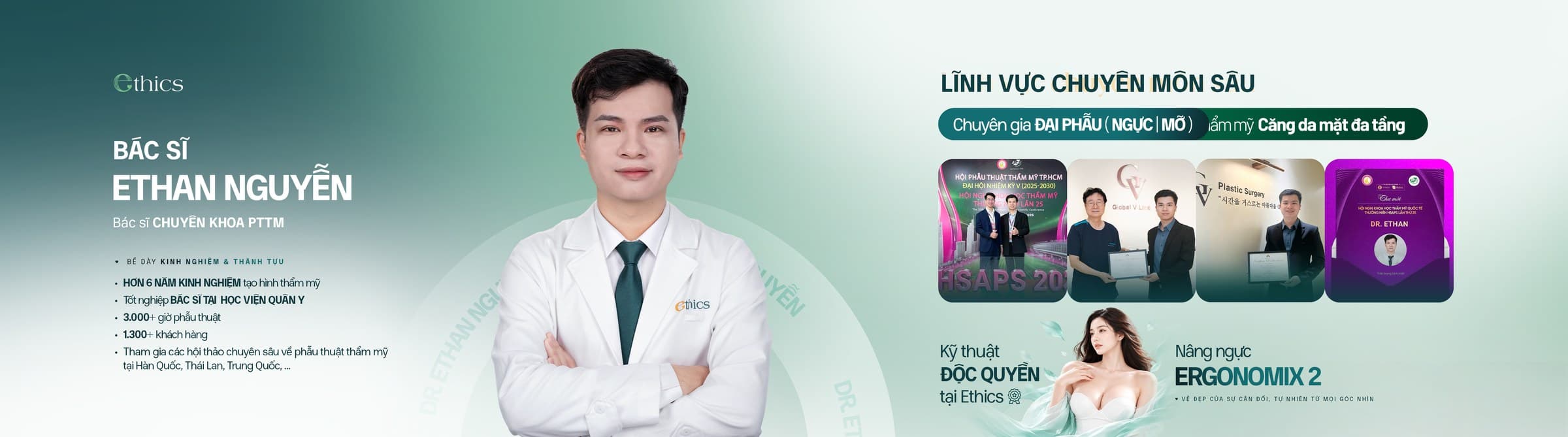 Hồ sơ chuyên môn Dr Ethan Nguyễn