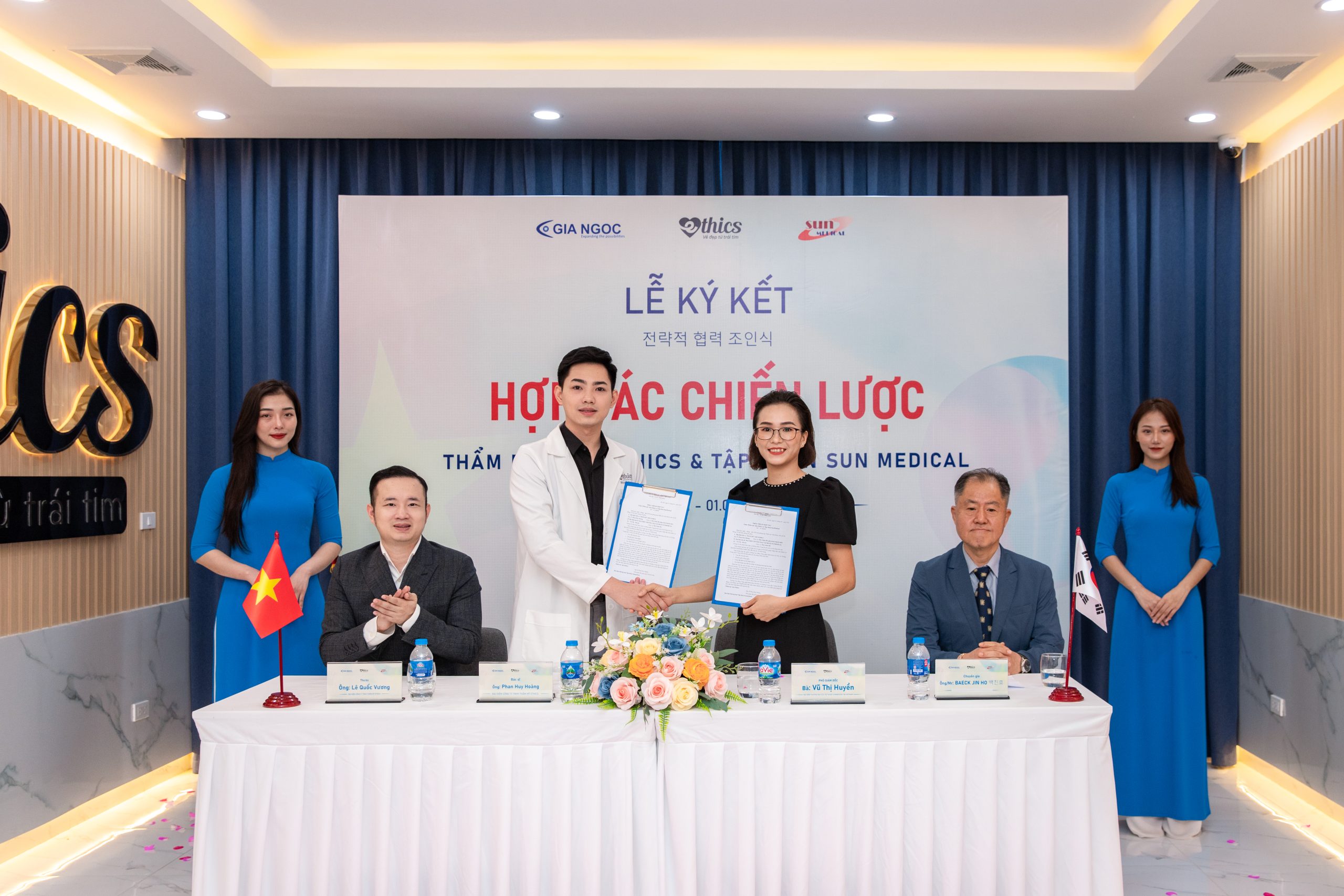 Lễ ký kết hợp tác chiến lược giữa Thẩm mỹ viện Ethics và Tập đoàn Sun Medical: Hướng tới vẻ đẹp chuẩn Hàn Quốc cho phụ nữ Việt Nam
